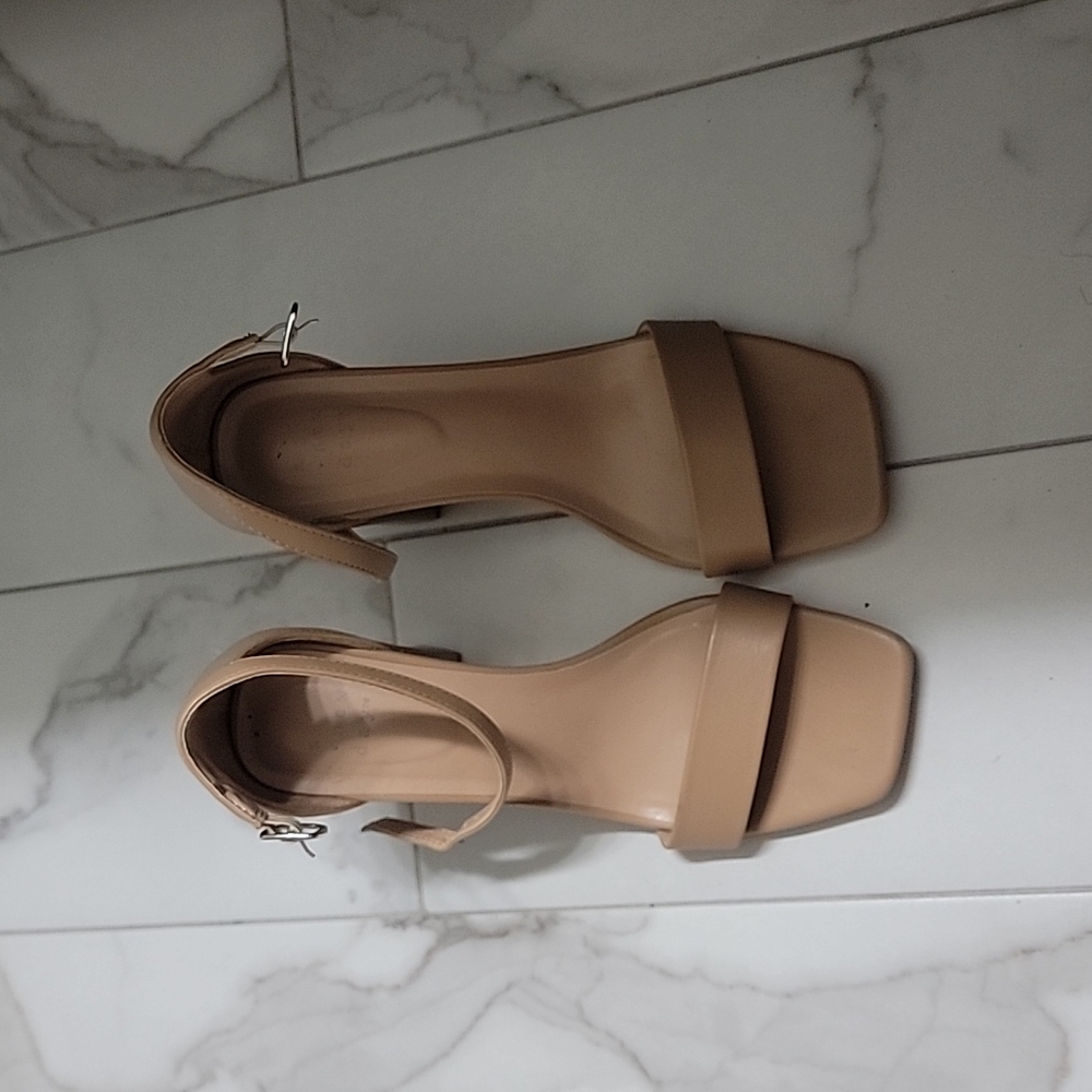 Nude high heels